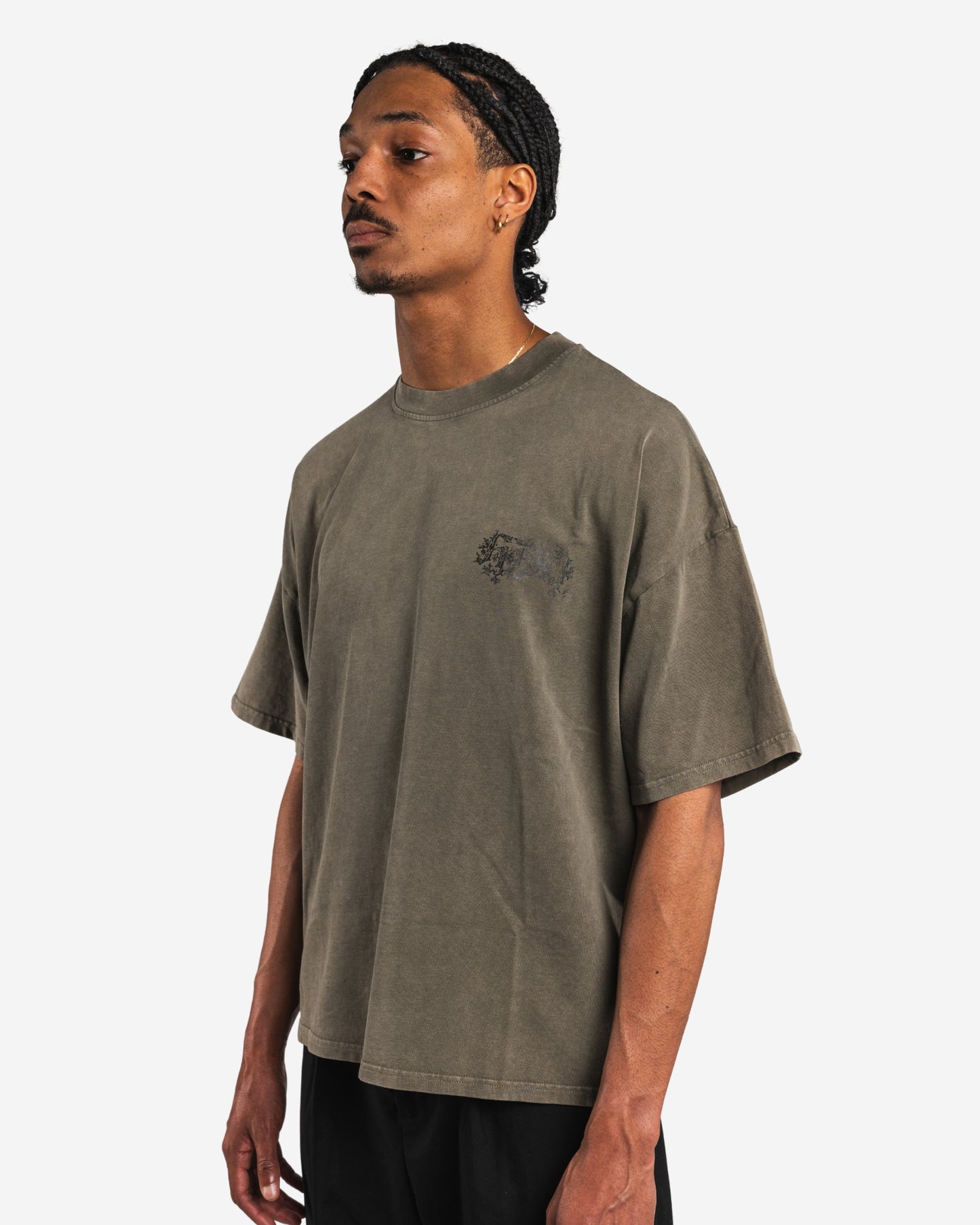 T-shirt médiéval - Olive