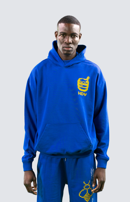 Hoodie Temps Moderne - Bleu