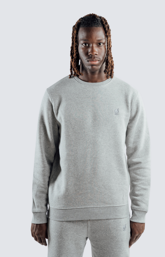 Crewneck Gris Chiné - Pot de miel