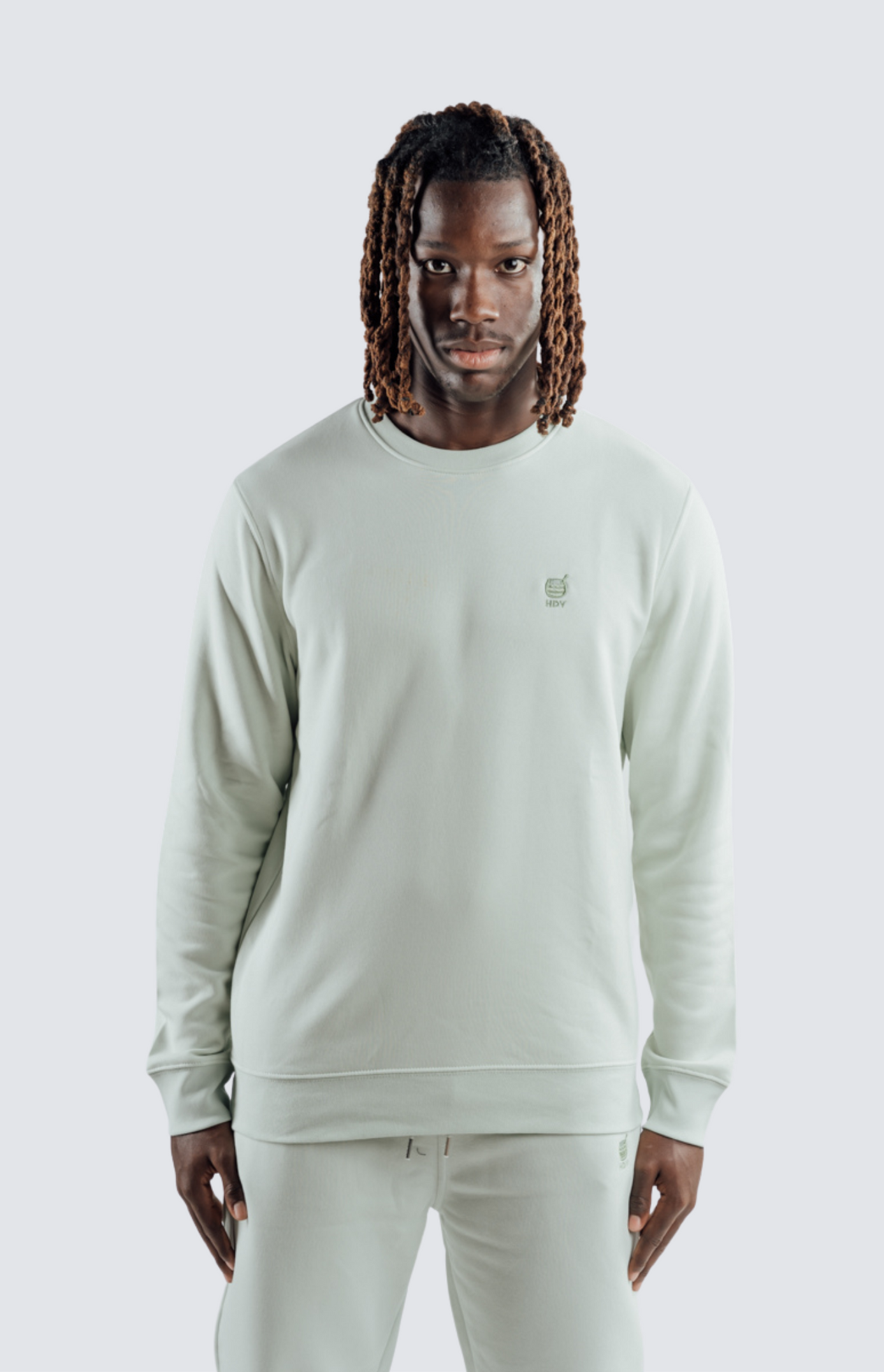 Crewneck Vert Pastel - Pot de miel