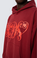 Court Flowers Hoodie - Burgundy