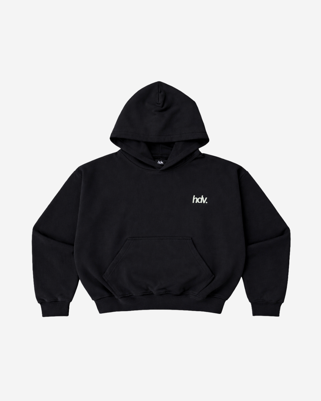 Hoodie Noir HDV - Essential