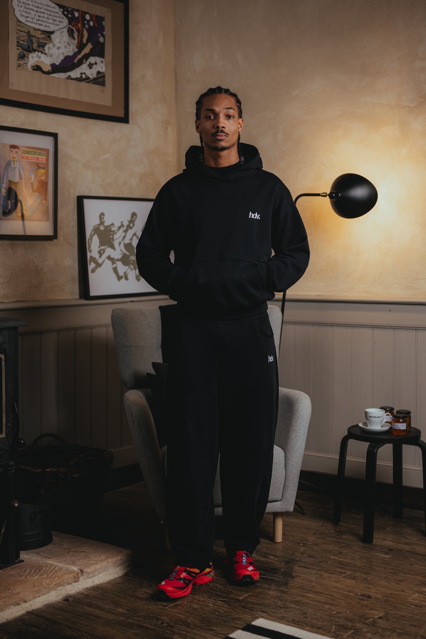 Hoodie Noir HDV - Essential