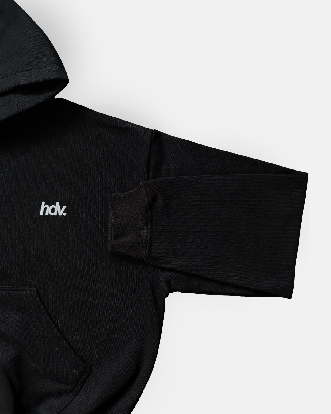 Hoodie Noir HDV - Essential
