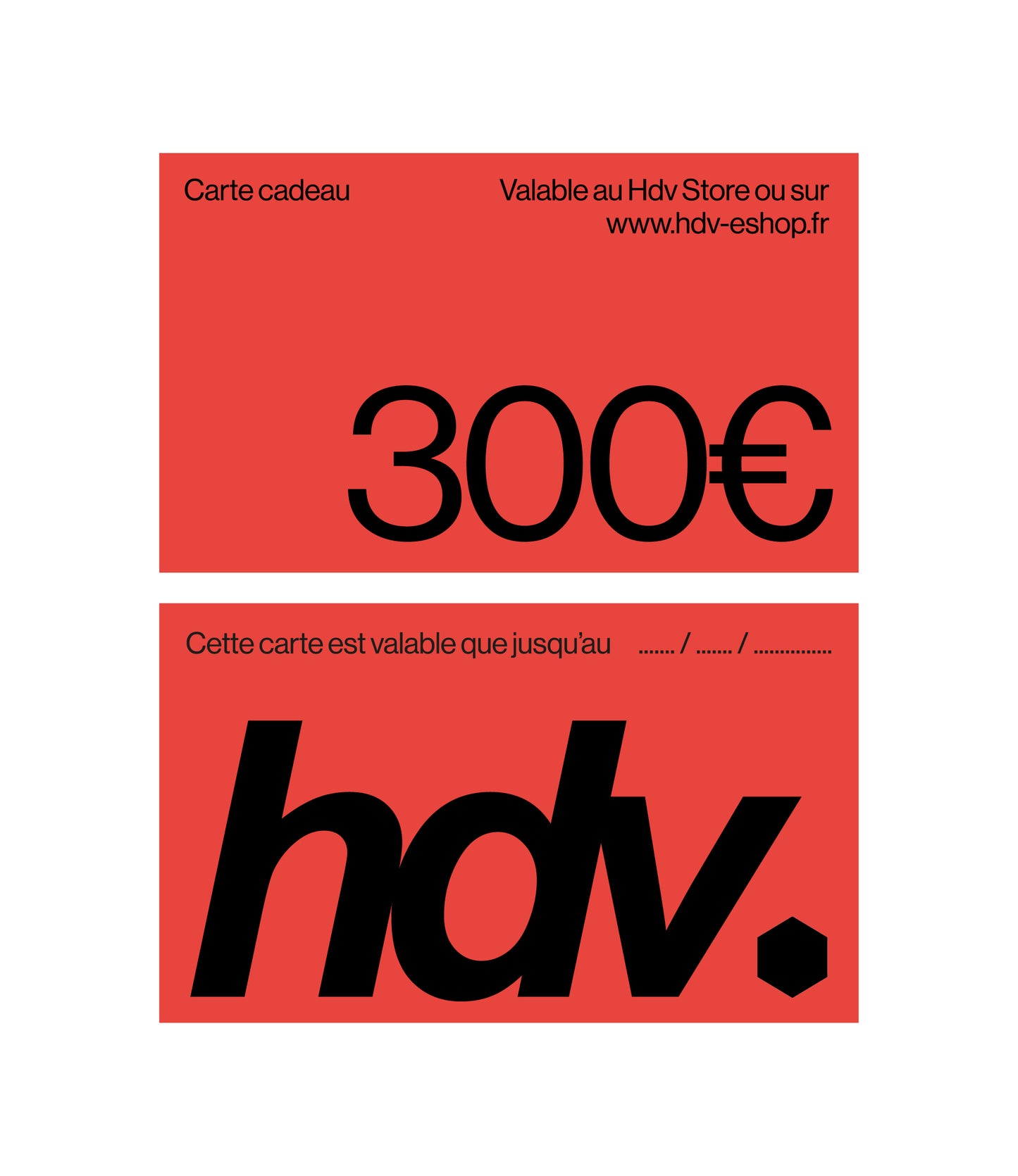 Carte Cadeau HDV