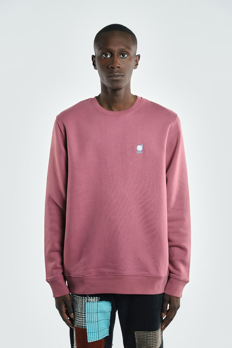 Crewneck Rose poudré - Pot de miel